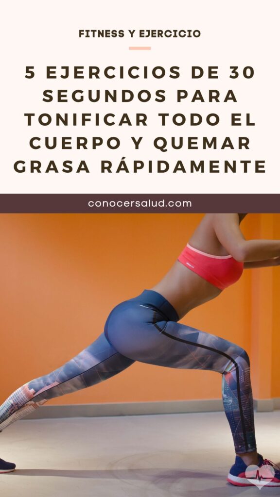 5 Ejercicios De 30 Segundos Para Tonificar Todo El Cuerpo Y Quemar