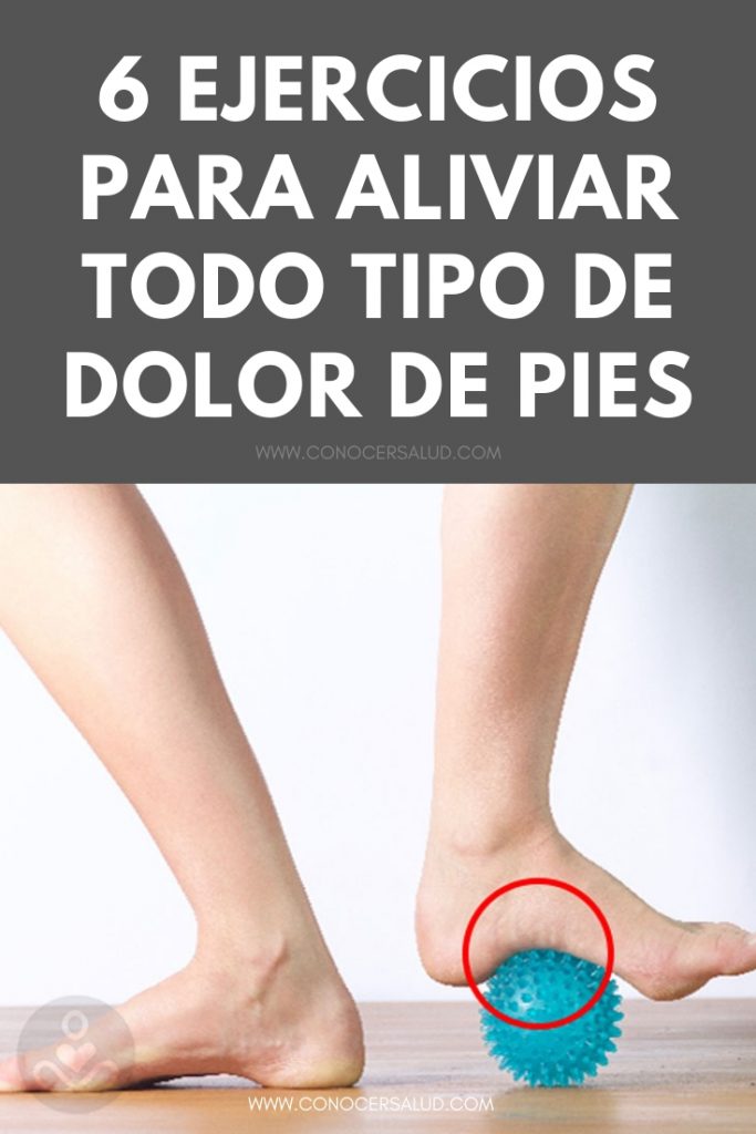 6 ejercicios para aliviar todo tipo de dolor de pies